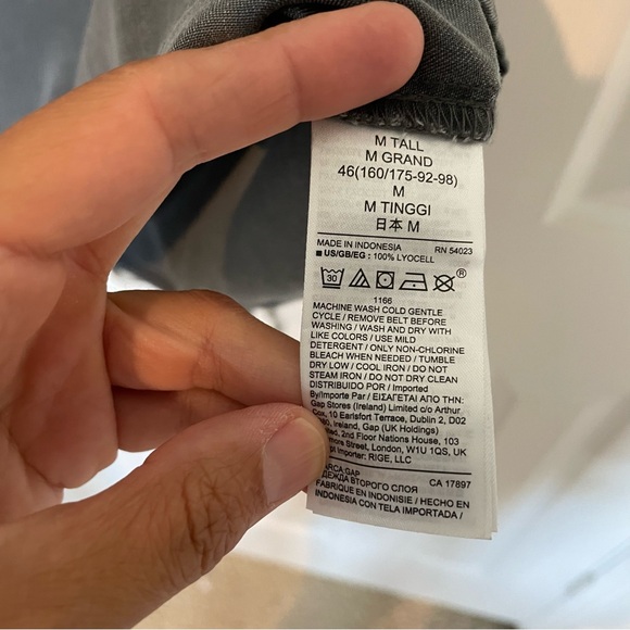 Gap Factory women’s shirt dress new with tags medium tall - Picture 6 of 6